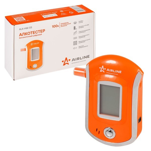 Алкотестер с Hot Wire сенсором большой ЖК дисплей (AIRLINE)
