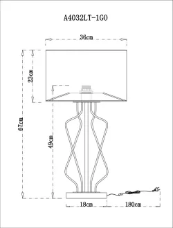 Декоративная настольная лампа Arte Lamp