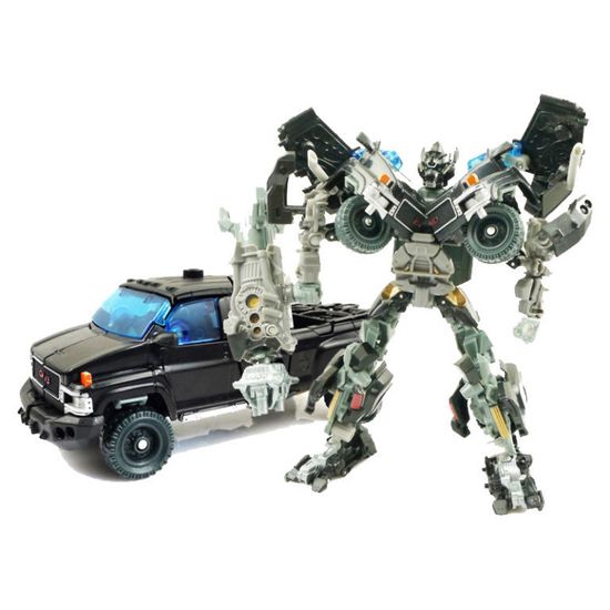 Робот-трансформер Бамби большой с пушкой + свет