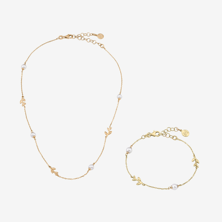 Подарочный комплект Majorica: колье и браслет Juliette