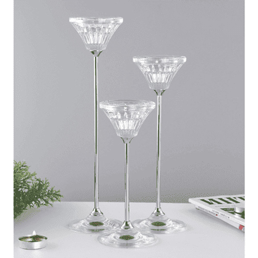 🌙 Набор подсвечников — 3 шт. «Три огня — три голоса света»