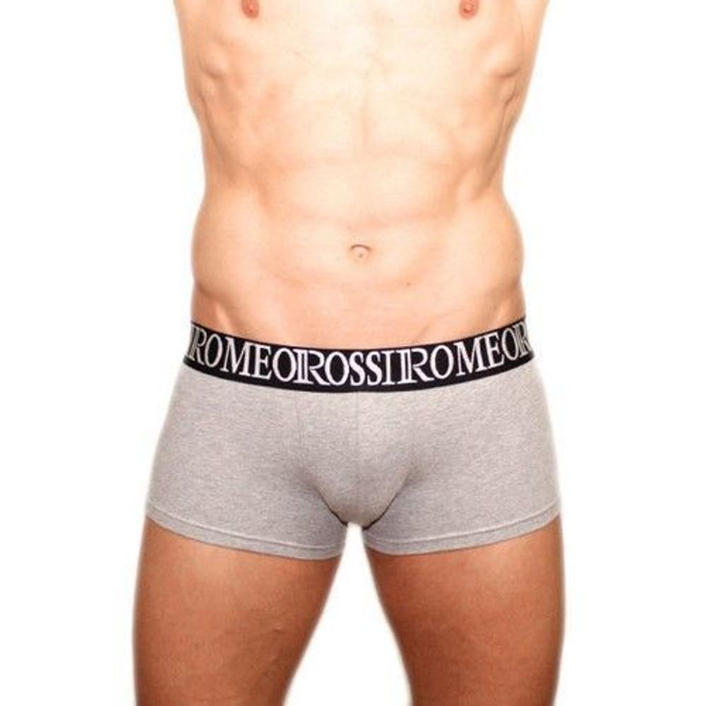 Мужские трусы хипсы серые Romeo Rossi Bik Grey Boxers RR5002-3