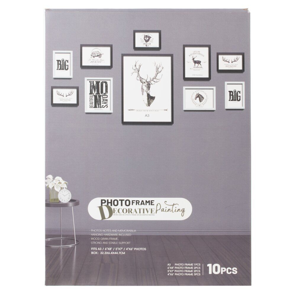 GAEM Набор из 10-ти Фоторамок, L31,5 W2 H44 см