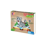 Пластилин 12цв. Луч ZOO 180г.