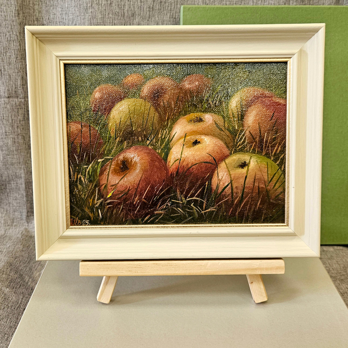 Картина "Яблоки" 15х20
