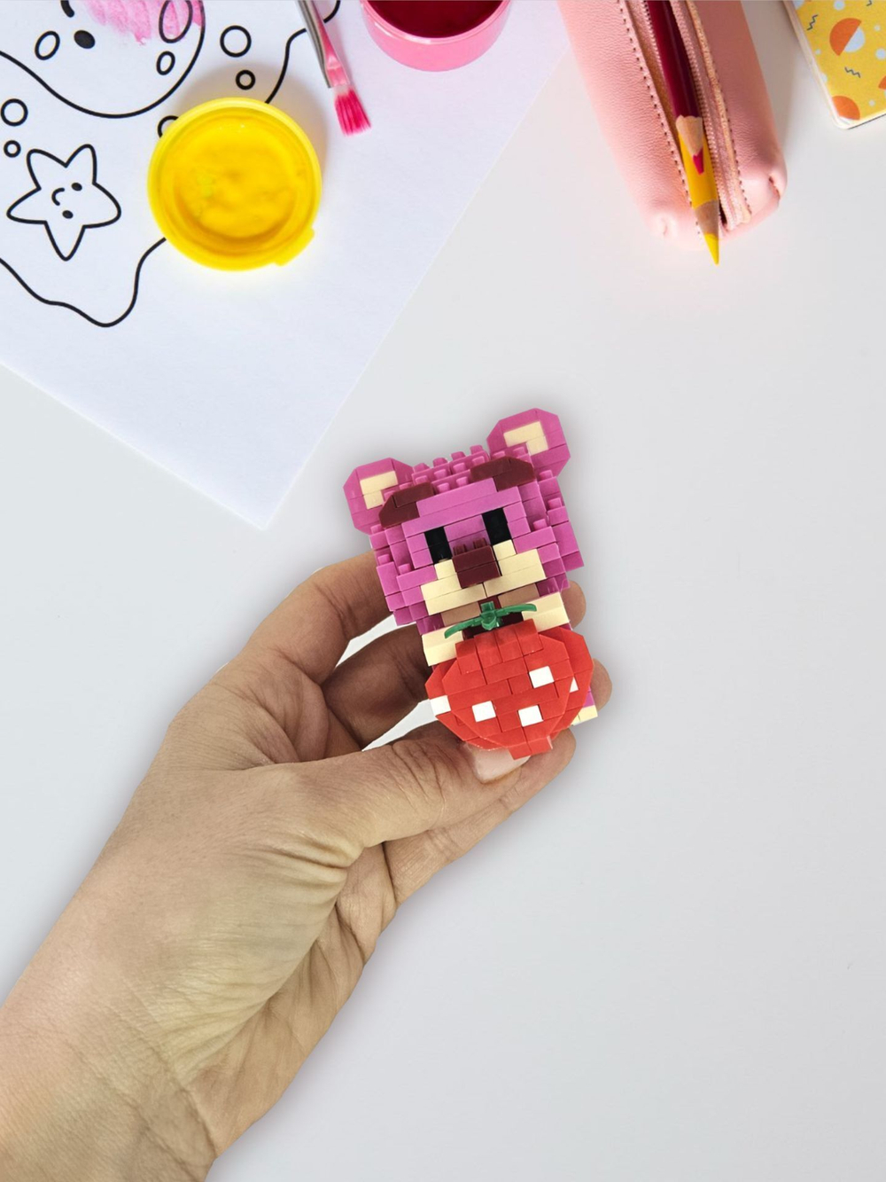 Конструктор 3D Bricks Медведь Лотсо 14+ (210д)