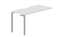 Стол 138х68х75см (эргономичный вырез) - приставной элемент