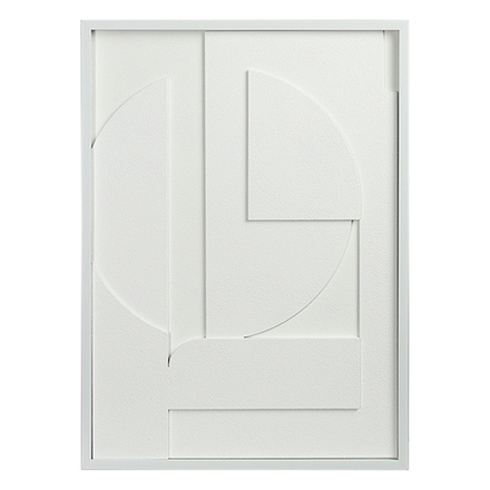 Панно декоративное с эффектом 3D Minimalism, с белой рамой, 50х70 см