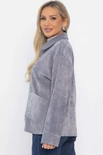 Жакет вельветовый Реджина (серый) Б14564-9М LT Collection