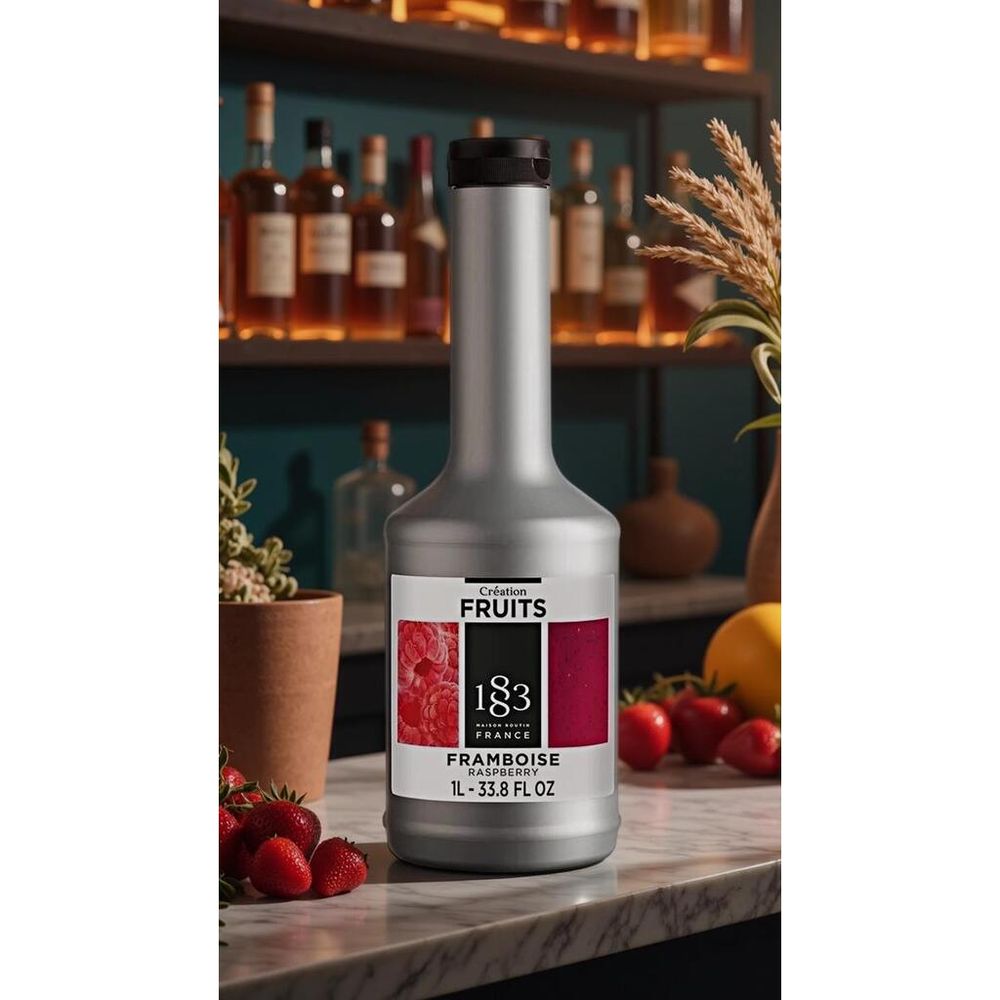 Пюре основа для напитков Малина 1л 1883 Maison Routin