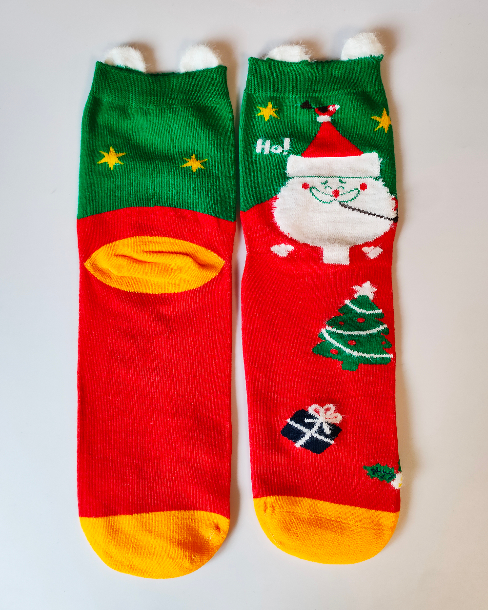 Носки НГ р.35-40 "New Year's magic" Санта