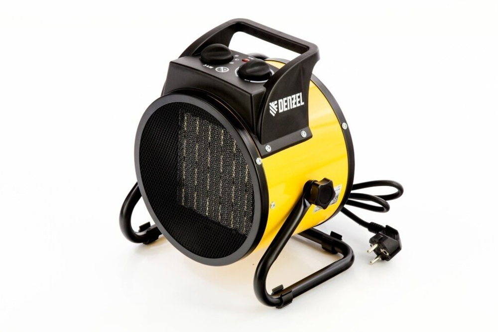 Тепловая пушка, керамический нагреватель (тепловентилятор) DHC 3-150, 220 В, 0,025/1,5/3 кВт, DENZEL 96431