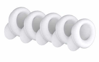 Комплект из 5 сменных насадок Number Two Climax Tips (Цвет: белый)