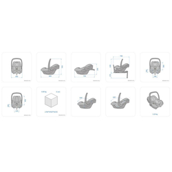 Maxi-Cosi Удерживающее устройство для детей 0-13 кг CabrioFix i-size Essential black