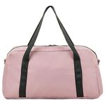 Сумка спортивная HEIKKI EFFECT (ХЕЙКИ), металлическая фурнитура, пыльная роза, 26x48x21 см, 272624