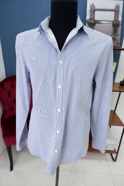 Рубашка H&M в полоску 46 размер