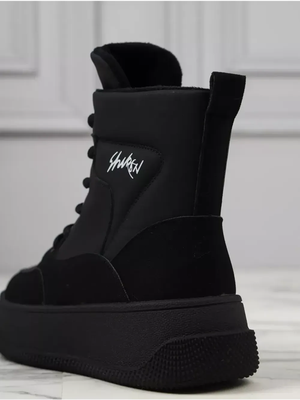 Дутики зимние на платформе