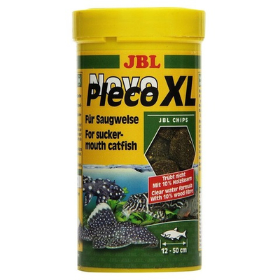 JBL NovoPleco XL - корм для травоядных сомов (большие чипсы)