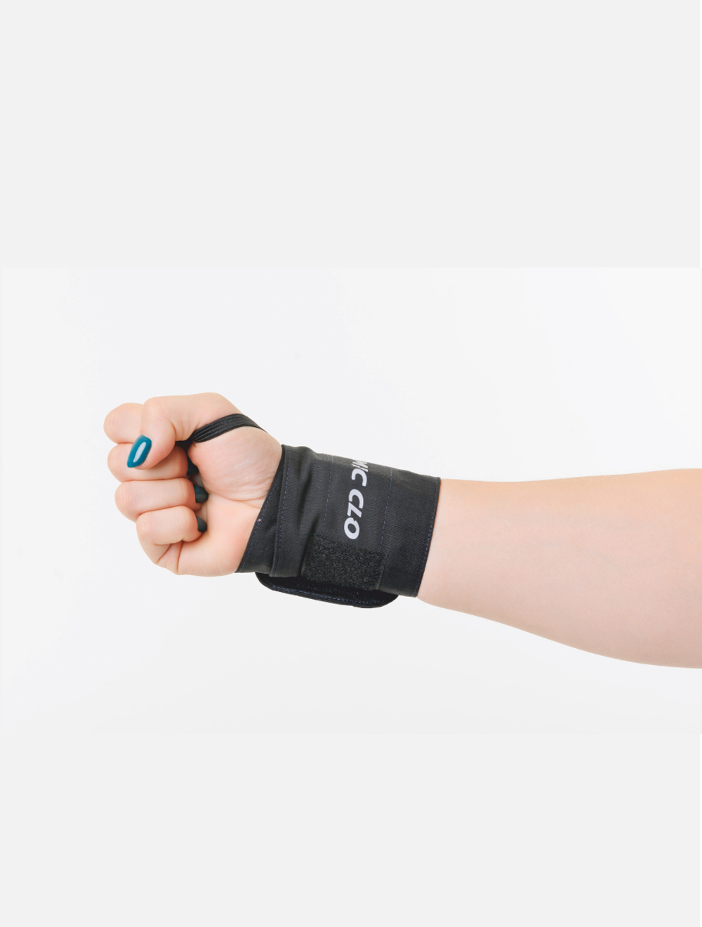 Бинты неэластичные TOTEMIC CLO для фиксации запястья, отделка синяя