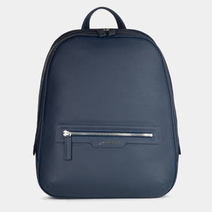 Рюкзак Debussy из кожи теленка, синего цвета