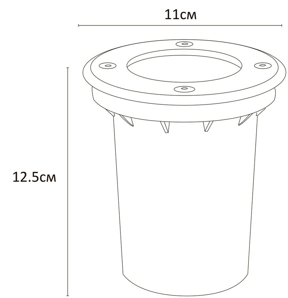 Тротуарный светильник Arte Lamp
