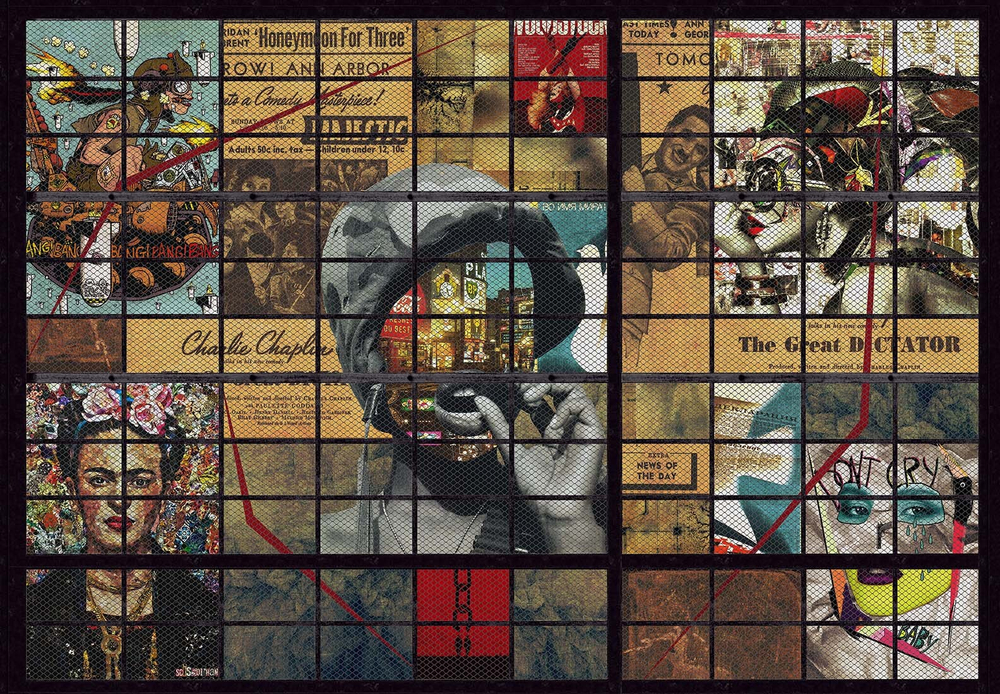 Дизайнерские обои Wall Street Frame