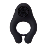 Черное эрекционное кольцо 4,2см с пультом ДУ BeYourLover Abe BJ558A