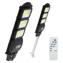 ЭРА Консольный светильник на солн. бат.,COB,с кронштейном,60W,с датчи. движ.,ПДУ,1100lm, 5000К, IP65