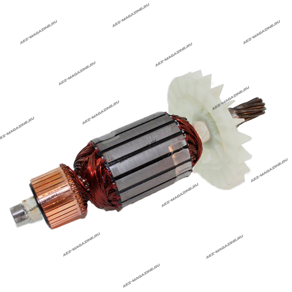 Якорь подходит для Интерскол М25(расстояние между запорн.шейками-162,диам по железу 53)