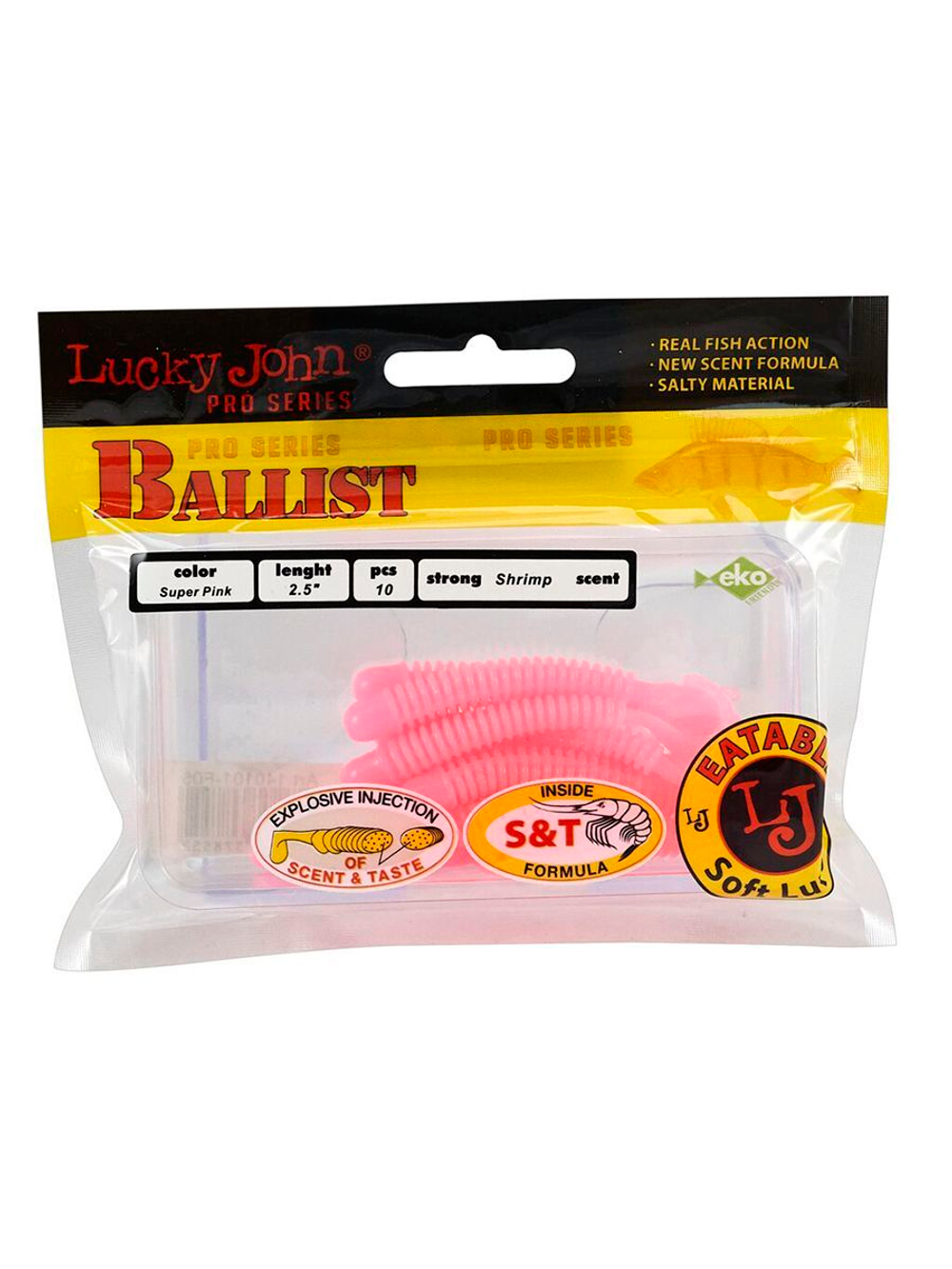 Твистеры съедобные LJ Pro Series BALLIST 3.3in (08.40)/F08 8 шт. в упак.