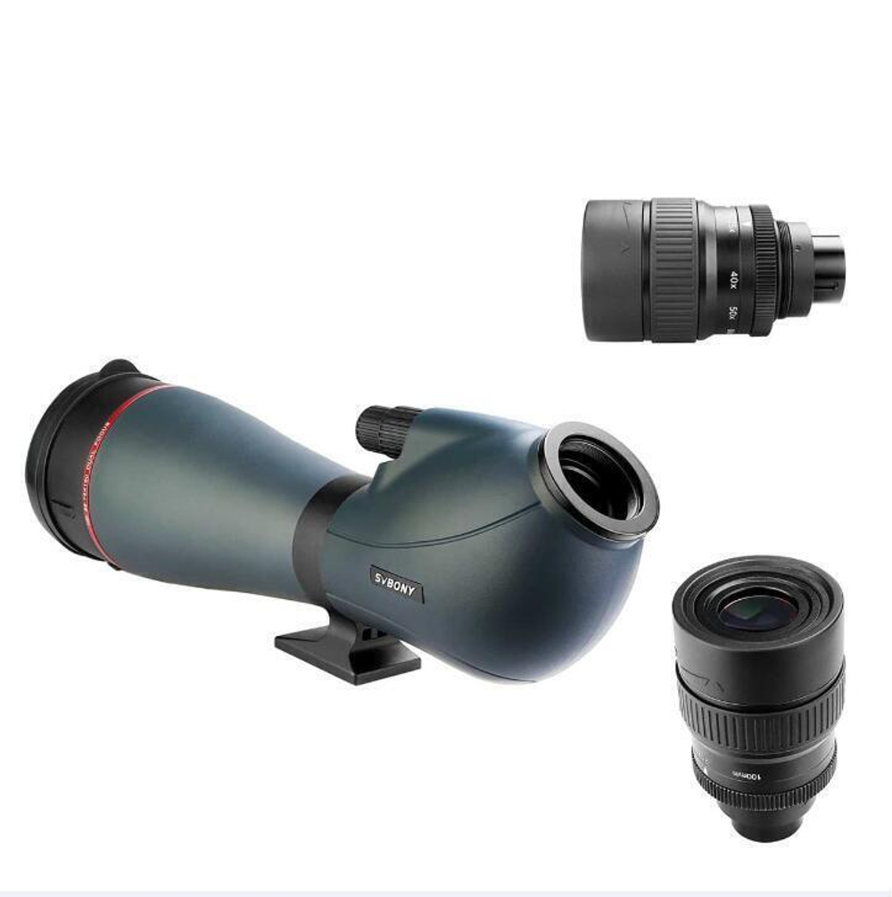 SVBONY SV406 25-75x100 Зрительная труба HD IPX7 K9 двойной скоростной фокус для наблюдения за птицами