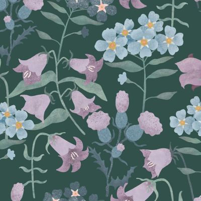 Полевые цветы на тёмном 2