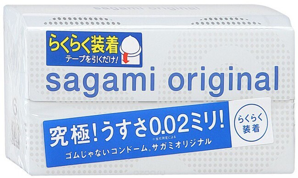 Презервативы Sagami Original 002 Quick, 6 шт (Цвет: прозрачный)