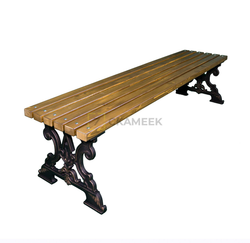 Скамейка парковая Артикул D-6 (банкетка 1,5 м ангарская сосна)