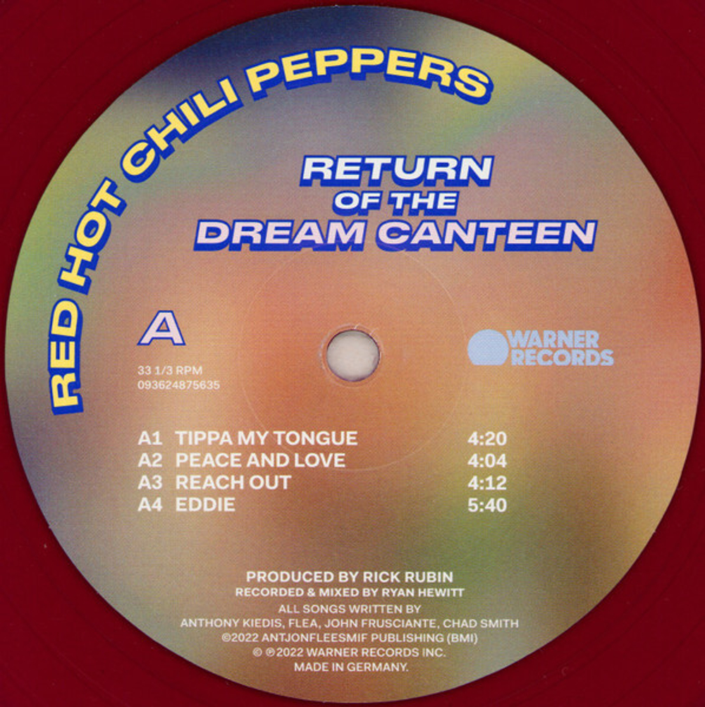 Red Hot Chili Peppers / Return Of The Dream Canteen (Limited Edition)(Coloured Vinyl)(2LP)