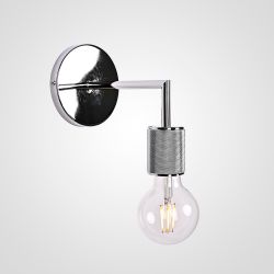Бра Rh Utilitaire Single Sconce Silver By Imperiumloft