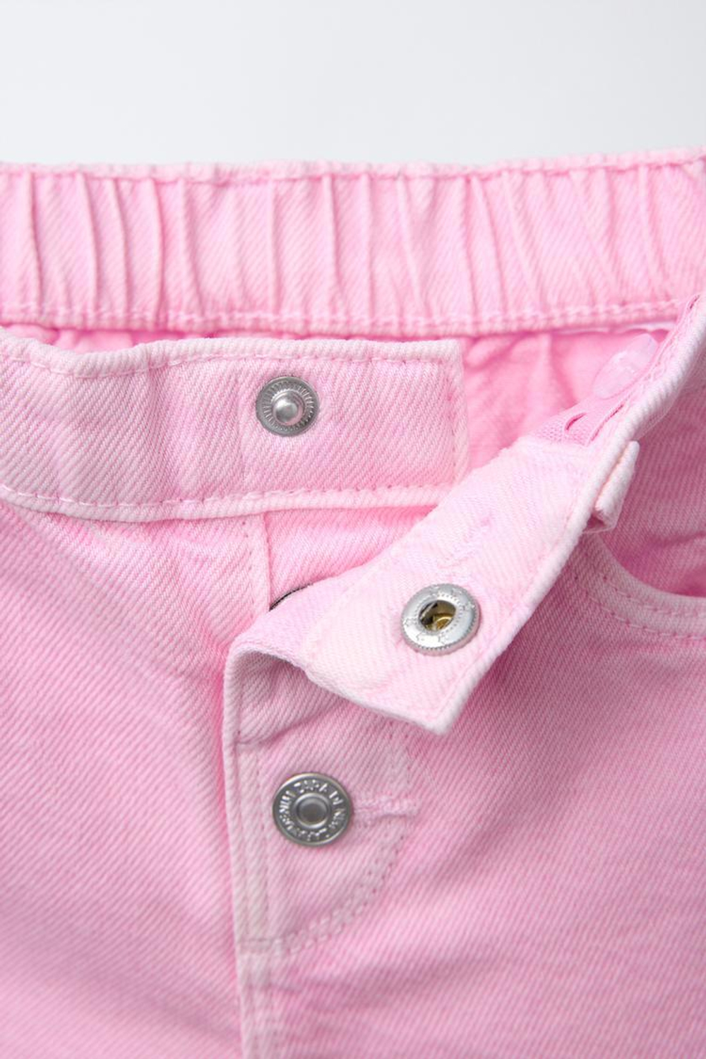 ZARA БЕРМУДЫ TS FIT ИЗ ТВИЛА, РОЗОВЫЙ