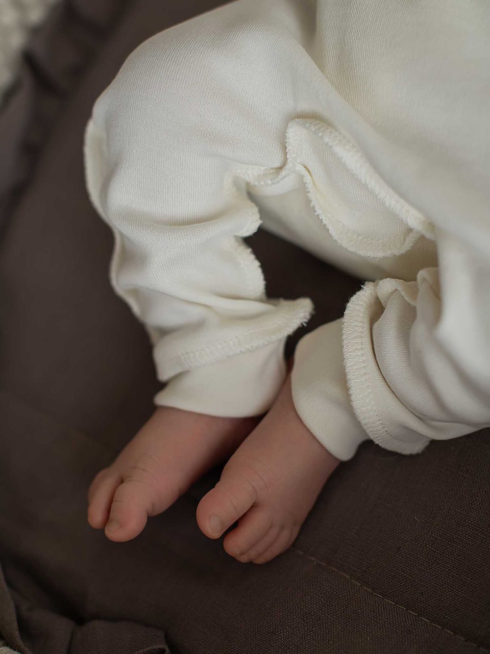 Ползунки с наружными швами "Молоко" 0+