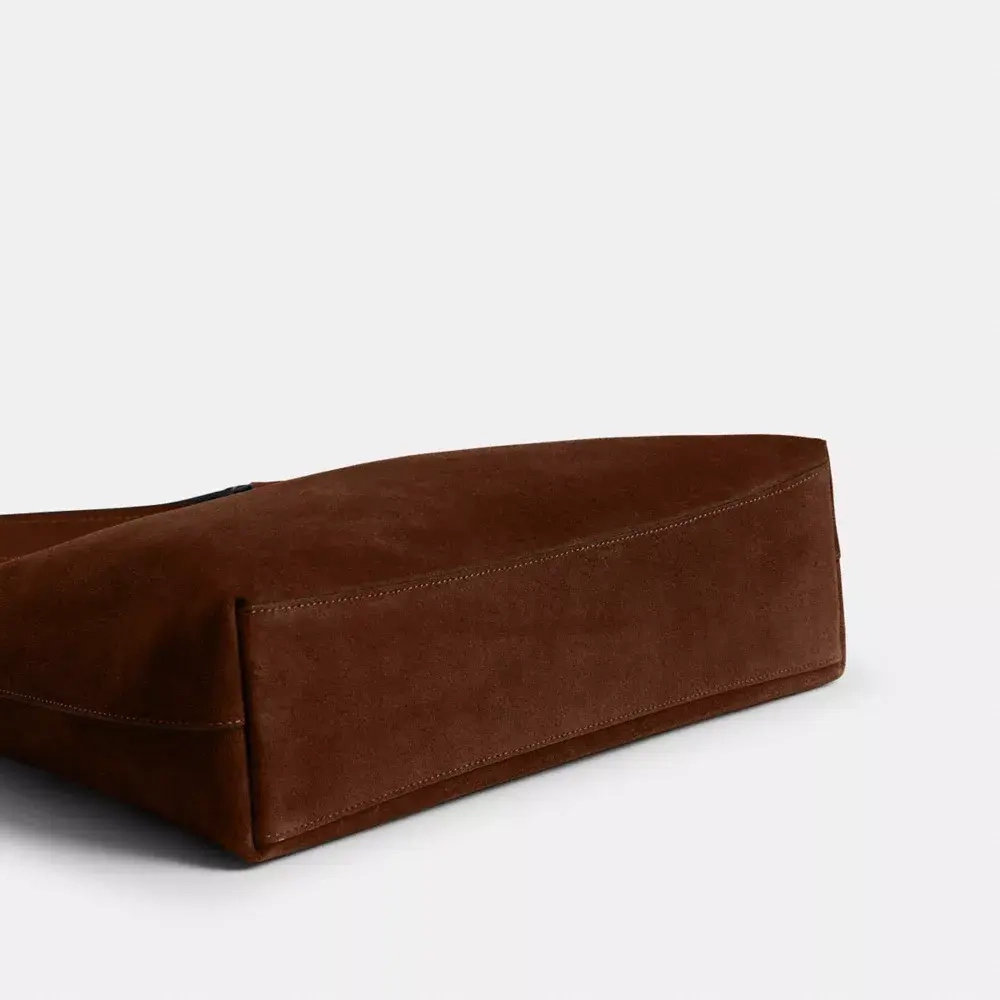 COACH СУМКА ЧЕРЕЗ ПЛЕЧО BROOKLYN 34, КОРИЧНЕВЫЙ