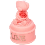 Свеча «Влюбленный мишка» 14*10 см (470 гр), (упаковка 11*11*17 см)