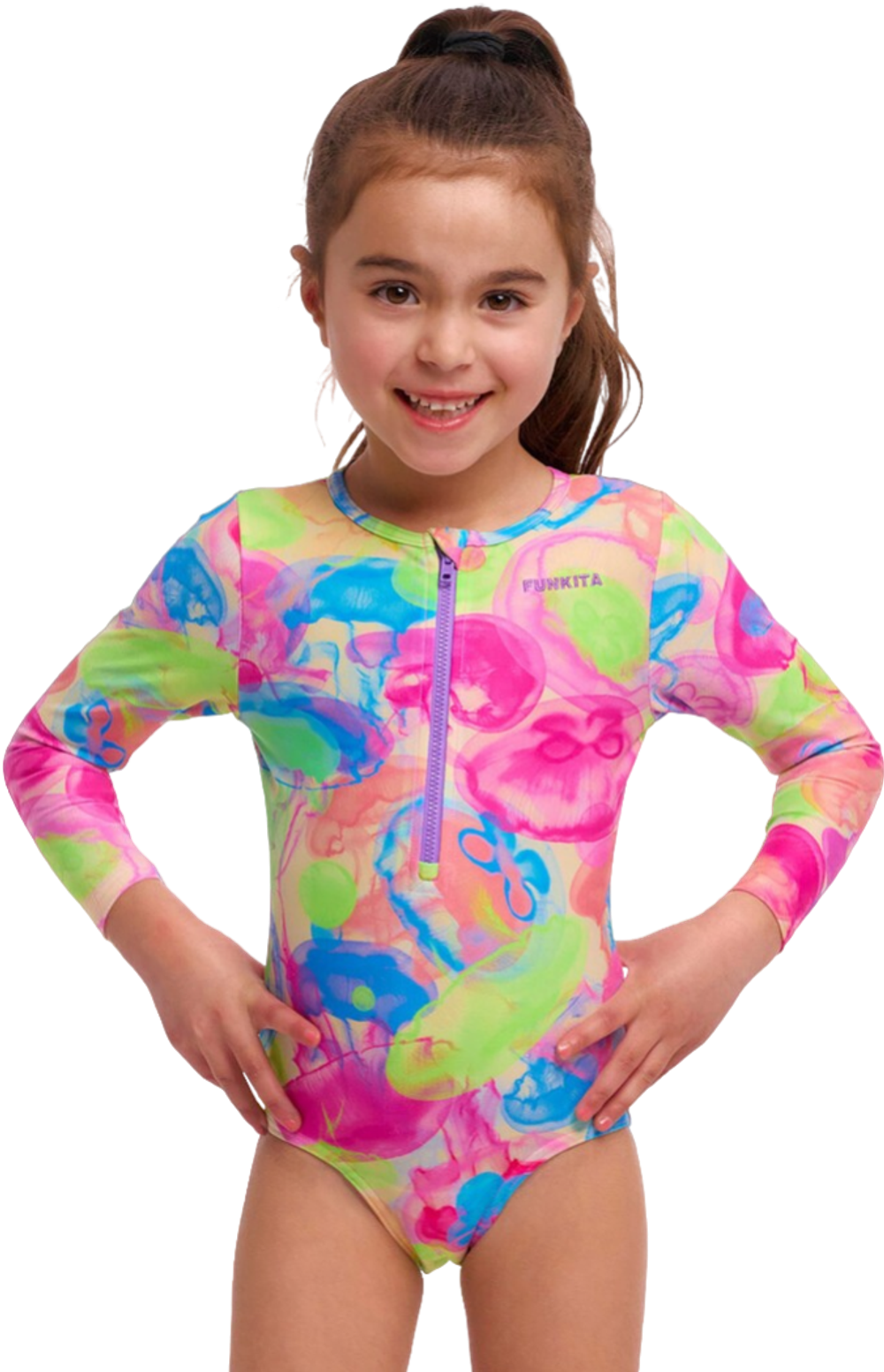 Купальник FUNKITA Toddler Girl's Sweet Sting Sun Cover