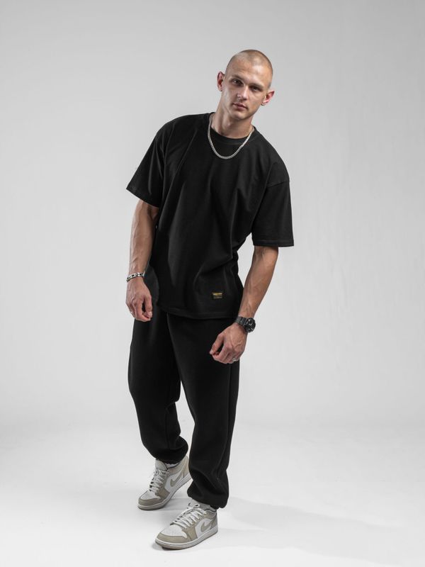 Футболка оверсайз Basic черная - фото 3