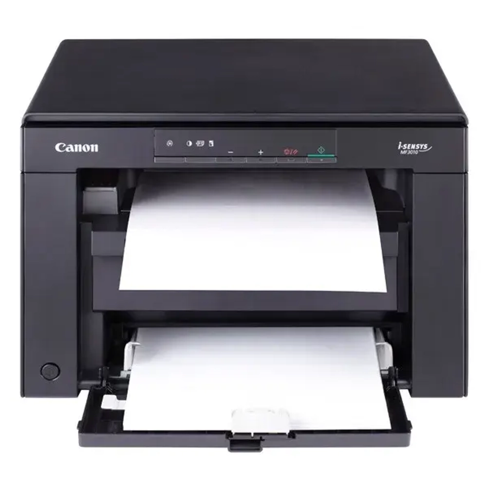 МФУ Canon i-SENSYS MF3010 Bundle (А4, Printer/ Scanner/ Copier, 600 dpi, Mono, 18 ppm, tray 150 pages, USB 2.0, cart. 2шт cart. 725 в комплекте)