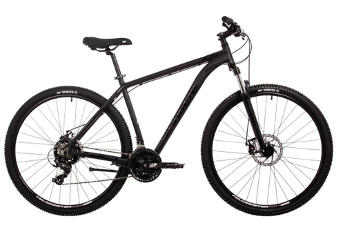 Велосипед STINGER 29" ELEMENT EVO черный, алюминий, размер 18"