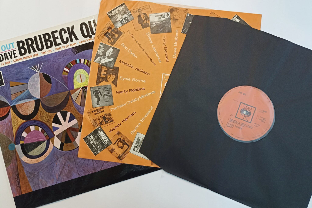 Винтажная виниловая пластинка The Dave Brubeck Quartet Time Out (UK 1966)