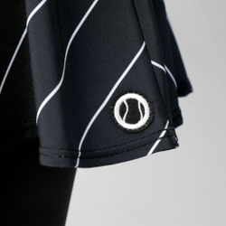 Женская теннисная юбка Tennis-Point Stripes Scapri Special Edition Women - Black, White