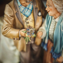 Винтаж: Фарфоровая мануфактура Capodimonte. «История Любви»