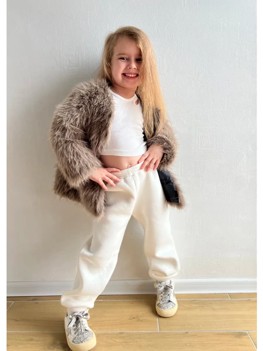 Шуба искусственная демисезонная