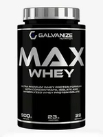 Протеин Galvanize Nutrition Max Whey, сывороточный 29 порций, 900 г, шоколад с лесным орехом, для похудения