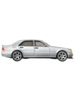 Машинка Хот Вилс Премиум Mercedes Benz 500 SEL HNW46 HRT94